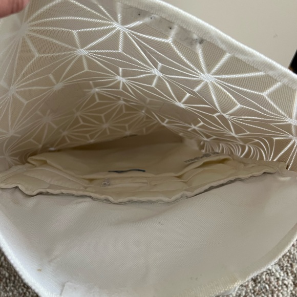 Adidas 3D Roll Top Backpack Origami in White - Picture 5 of 7